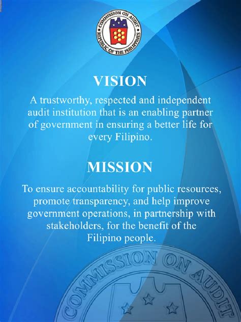 coa mission and vision